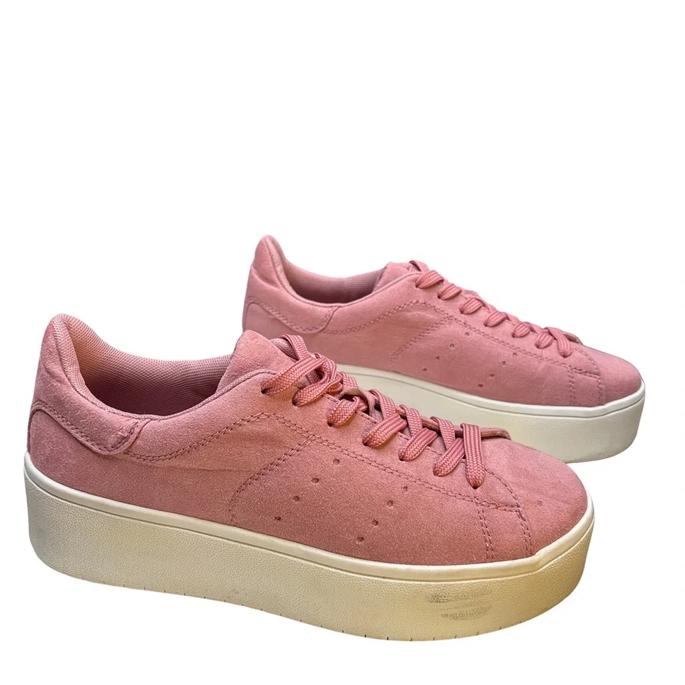 J. Adams Pink Women's Hero Platform Sneakers size 8
